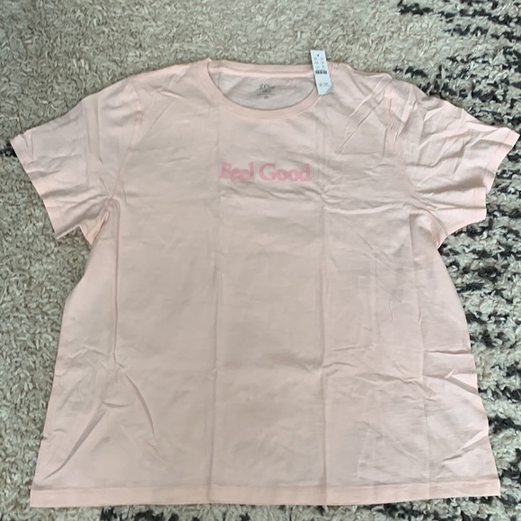 NWT- J.Crew Pink Vintage Cotton T-Shirt - Picture 7 of 8